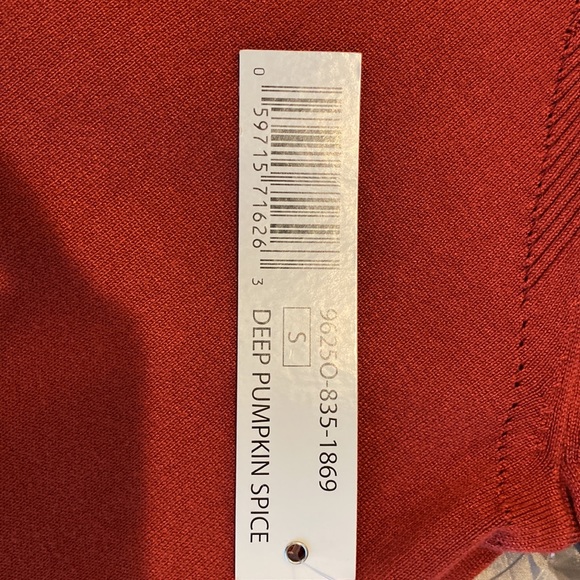 BNWT- TRIBAL Turtleneck, pumpkin spice, long sleeve, Size S - Picture 6 of 11